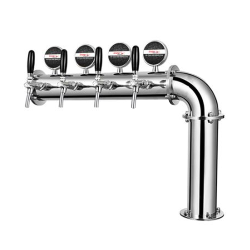 4 Tap Economy Elbow-R Tower Polished SS