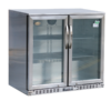 Stainless Steel Back Bar Cooler with Double Door