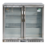 Stainless Steel Back Bar Cooler with Double Door - Image 2