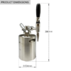 Nitro Cold Brew Coffee Maker Keg - Image 3
