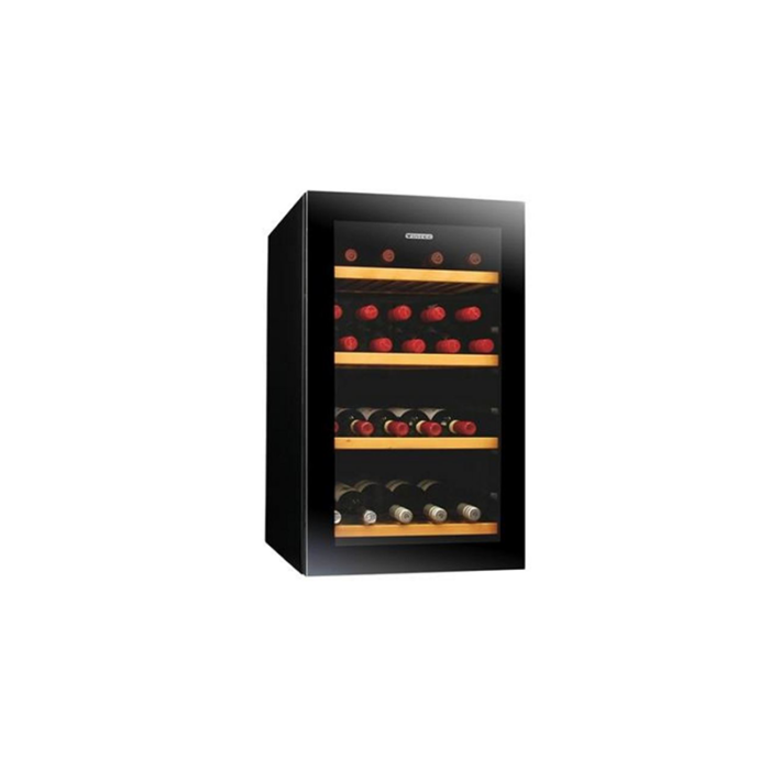Wine Cooler with Wooden Shelf 25 bottles