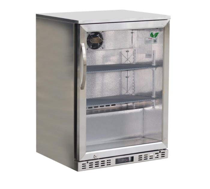 Stainless Steel Back Bar Cooler With Single Door