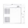 kROME - Undercounter Beer Cooler - 4 Beer Lines - 110 l/hr - Digital Thermostate - c2048